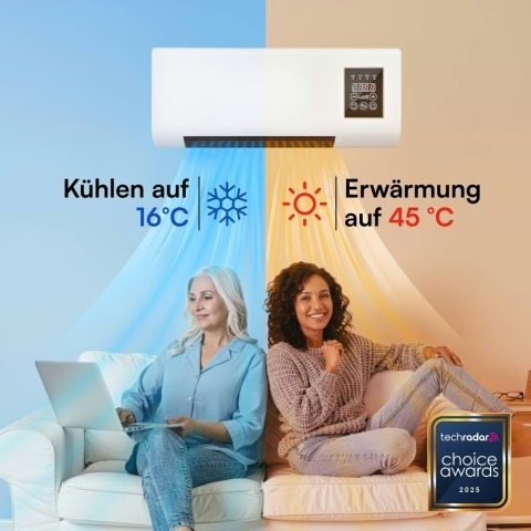 Coolizi tragbare Klimaanlage mit Kühl- und Heizfunktion